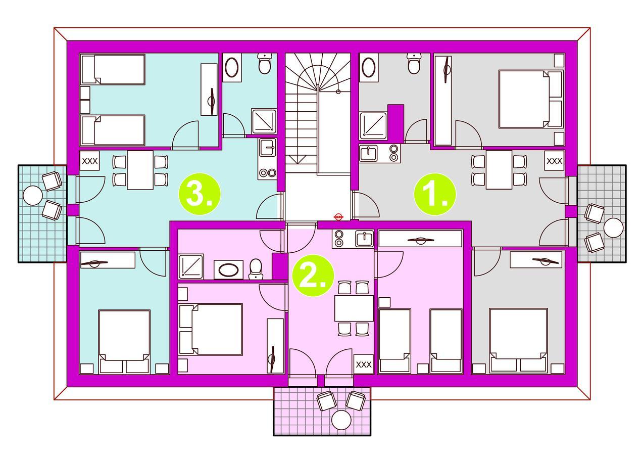 Albizia Apartments Balatonfured Exterior photo